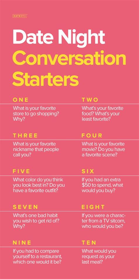 Try out some of these deep questions to ask a girl, and get ready to take your dating to the next level. Check out these date night conversation starters for more ...