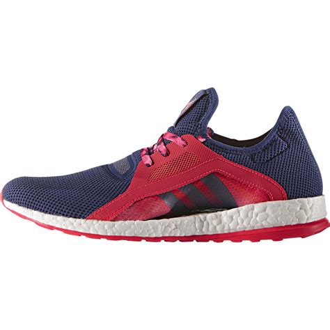 Adidas Womens Pure Boost X Shoes Purplered Ss16 Training Running