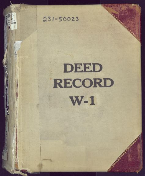 Travis County Deed Records Deed Record W1 The Portal To Texas History