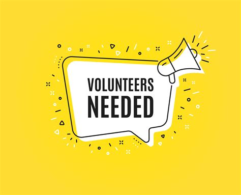 Volunteers needed symbol. Volunteering service sign. Vector | WE CAN ...