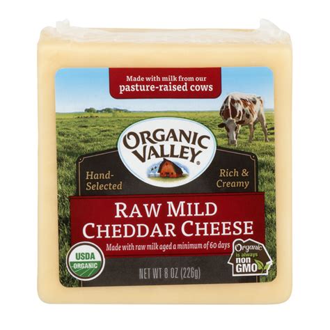 Save On Organic Valley Raw Cheddar Cheese Mild Chunk Order Online