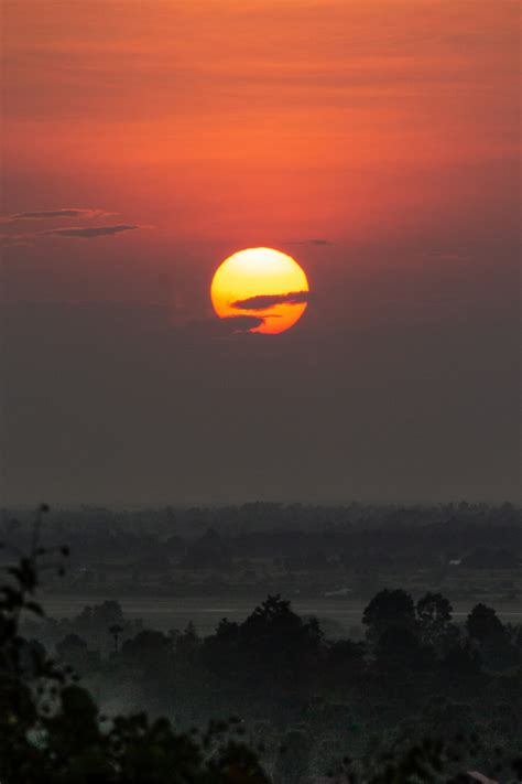 Siem Reap Sunset Cambodia Travel Asia Travel Sunset