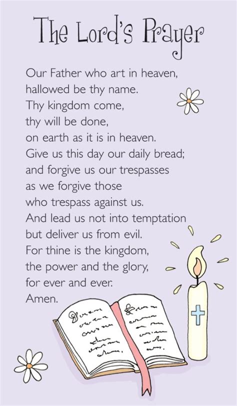 Lords Prayer Prayer Card Pack Of 20 656172299430 Fast Delivery At Eden