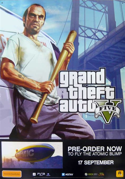 Grand Theft Auto V 5 Trevor Poster 84x59cm New Official Item Ebay
