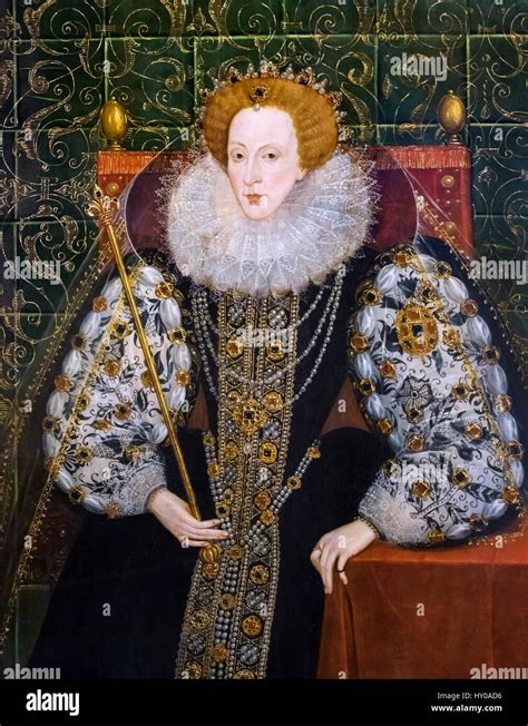 Isabel I Retrato De La Reina Isabel I De Inglaterra Por Un Artista