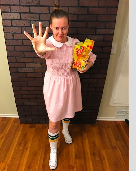 Cutest Stranger Things Eleven Costume For Halloween 2016