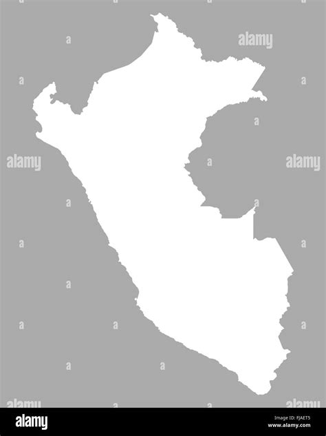 Map Of Peru Stock Photo Alamy