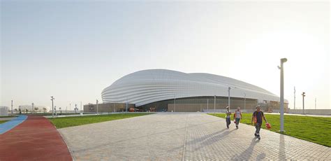 Zaha Hadids Al Wakrah 2022 Fifa World Cup Stadium In Qatar Inaugurated