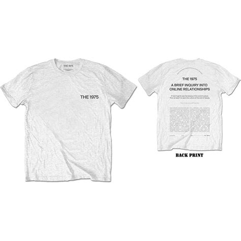 the 1975 t shirts the 1975 welcome white official tee t shirt mens unisex the 1975 merch