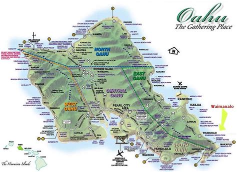 30 Map Of Oahu Beaches Maps Database Source