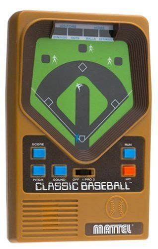 Mattel Classic Baseball Game By Mattel 5499 Designed For One Or Two
