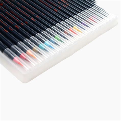 Akashiya Sai Watercolor Brush Pen 20 Color Set Kawaii Pen Shop
