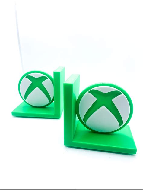 3d Printed Xbox Series X Video Game Bookends Set Etsy
