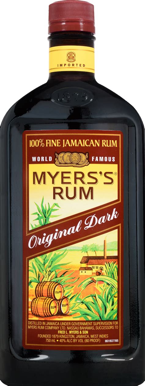 Myerss Original Dark Rum The Wine And Cheese Place