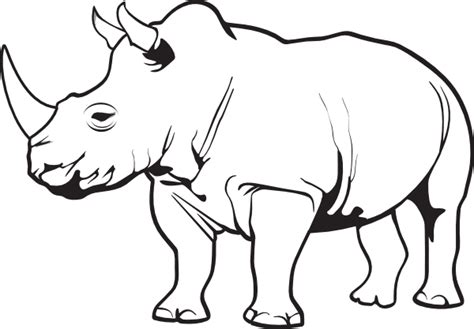 Free Rhino Clipart Black And White Download Free Rhino Clipart Black