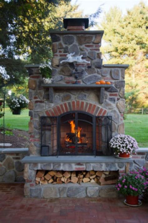 20 Rustic Outdoor Fireplace Designs Ideas For Your Barbecue Party