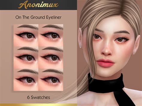 Beto X Anonimux On The Ground Eyeliner The Sims 4 Catalog The Sims