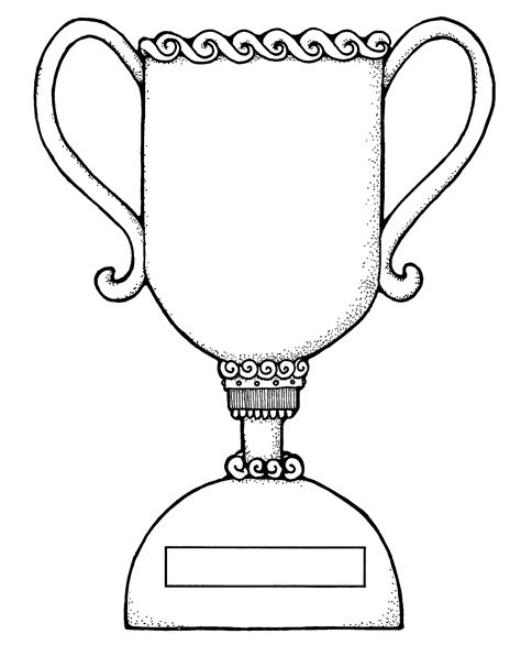 World Cup Trophy Colouring Pages