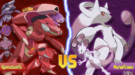 Mega Mewtwo Vs Genesect Centuries Amv Youtube