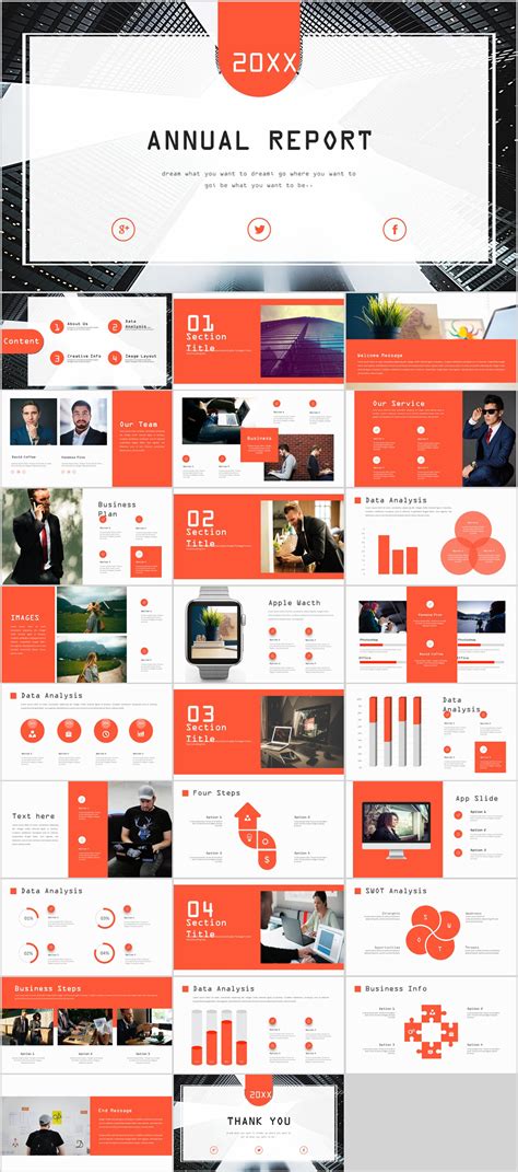 27 Creative Infographics Annual Report Powerpoint Temp Behance