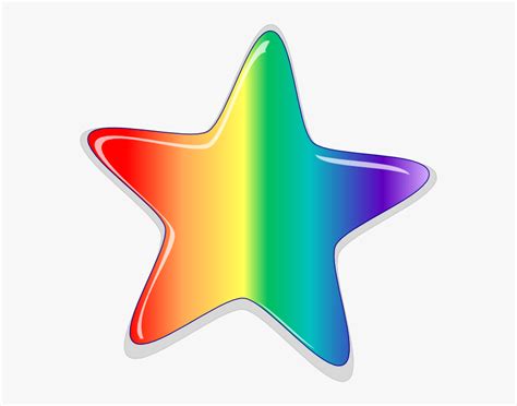 Rainbow Stars Clipart Hd Png Download Kindpng