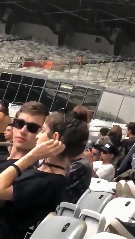 Naked Couple Filmed Having Sex In The Stands Of A Football Stadium During Music Festival