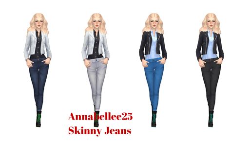 Womens Skinny Maxis Match Jeans Simsworkshop