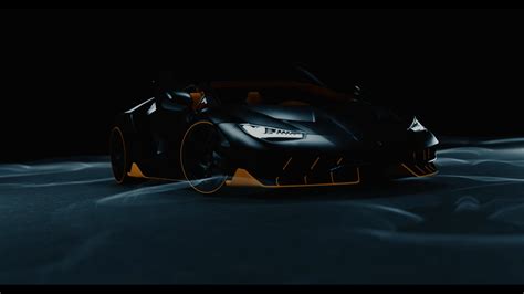 Artstation Lamborghini Centenario Roadster Animation