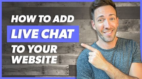 how to add a live chat to your website a complete tutorial youtube