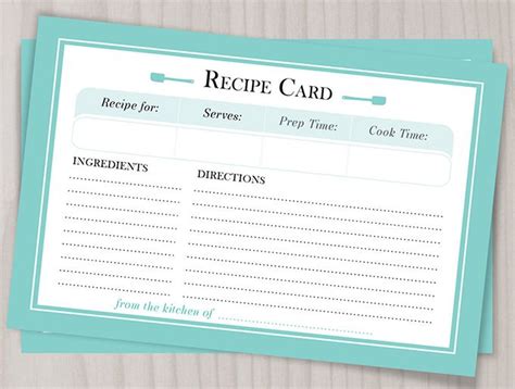 As stated already, this recipe design is available in an editable word document. PDF, DOC | Free & Premium Templates | Recipe cards template, Printable recipe cards, Recipe ...
