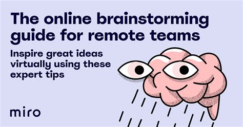 Virtual Brainstorming Guide How To Generate Winning Ideas Miro