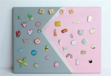 9 Diy Enamel Pin Displays Swoodson Says Pin Collection Display Diy