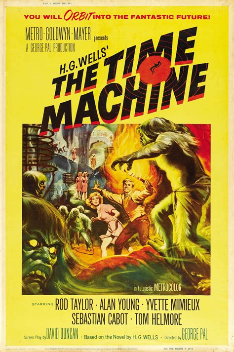 'The Time Machine, From Left Center: Yvette Mimieux, Rod Taylor, 1960