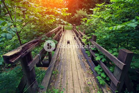 Old Broken Wooden Bridge Royalty Free Stock Image Storyblocks