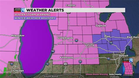 Winter Storm Warning For Most Of West Michigan Monday Youtube