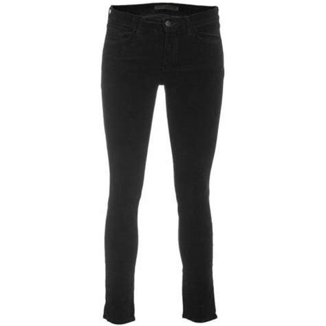 J Brand Skinny Leg Corduroy Schwarz