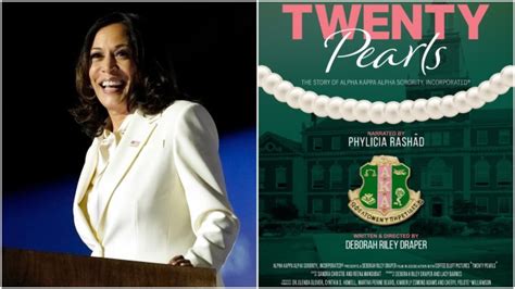 Vice President Kamala Harris In Twenty Pearls Alpha Kappa Alpha Doc