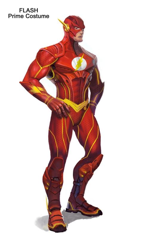 Injustice Gods Among Us Flash Primary Costume Concept Art Injusticeonline