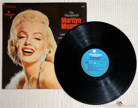 Marilyn Monroe ‎ The Unforgettable Marilyn Monroe Sings Songs From He Voluptuous Vinyl Records