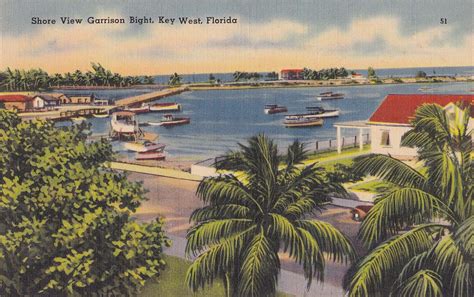 Postcards Of Old Key West Garrison Bight