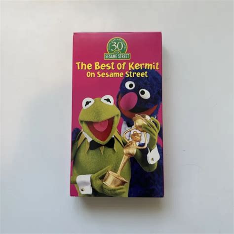 Sesame Street The Best Of Kermit The Frog Vhs 1998 1490 Picclick