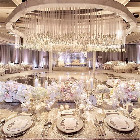 White Luxury Wedding Decor With Wonderful And Beautiful