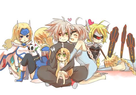 Noel Vermillion Ragna The Bloodedge Nu 13 Lambda 11 Mu 12 And 2