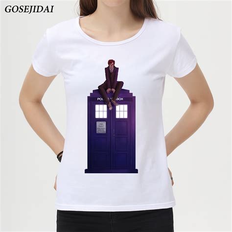 Doctor Who T Shirt Women Customized T Shirt Lady Summer Short Sleeve Casual White Tops Hipster