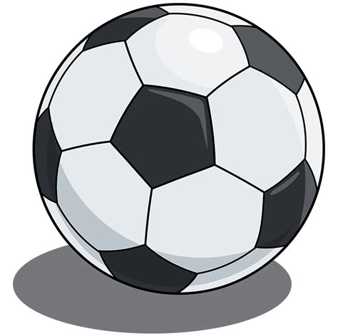 How To Draw A Soccer Ball Easy Drawing Guides