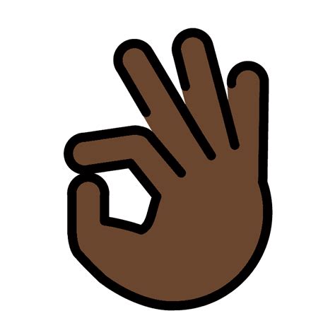 Ok Hand Emoji Clipart Free Download Transparent Png Creazilla