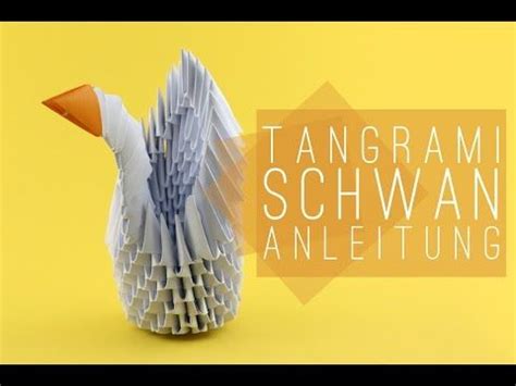 Curta compartilhe se inscreva no canal curta a página beleza fofa e fique por dentro das novidades. Tangrami Anleitung - 3D Origami Schwan falten | Origami design, 3d origami, Origami