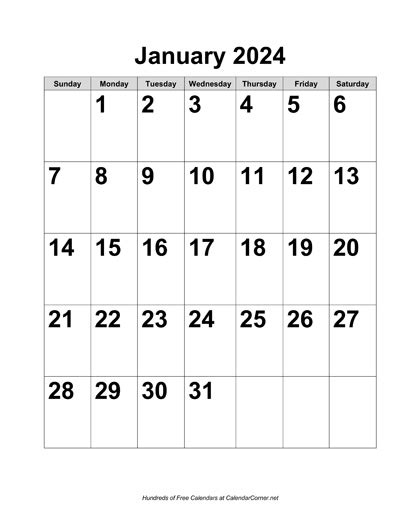 Monthly Calendar 2024 Vertical Calendar Quickly Gambaran