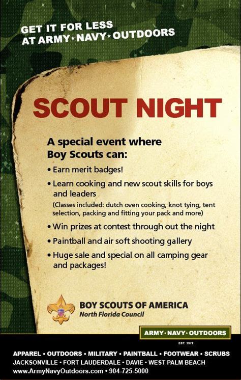 Cub Scout Recruitment Flyer Template