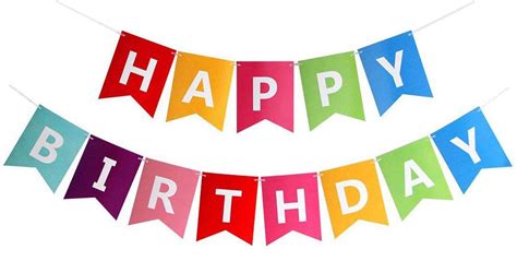 Buy Party Propz Happy Birthday Banner Bunting Banner For Birthday